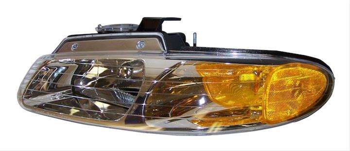 Crown Automotive Headlight Assemblies 4857041 Assembly, Driver Side, OEM Style, Amber/Clear Lens, Chrysler, Dodge, Plymouth, Each