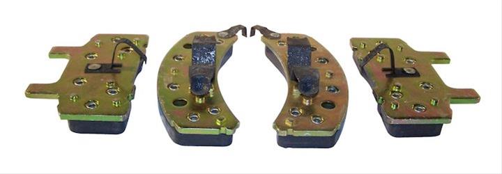 Crown Automotive Brake Pads for 1994-2000 RAM 1500, 1999 SIERRA 1500 - 4874866 Pads, Semi-metallic, Front, Dodge, GMC, Set