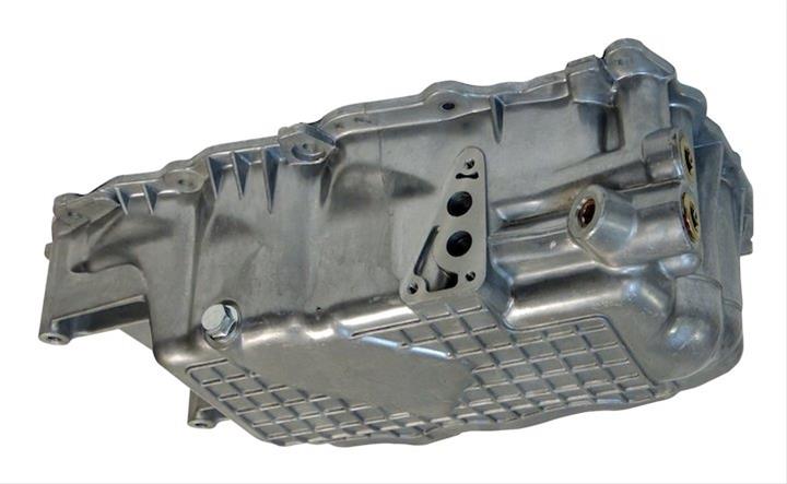 Crown Automotive Oil Pans for 2003-2005 NEON, 2003-2004 PT CRUISER - 4884385AE Pans, Wet Sump Style, Aluminum, Natural, Chrysler, Dodge, 2.4L, Each