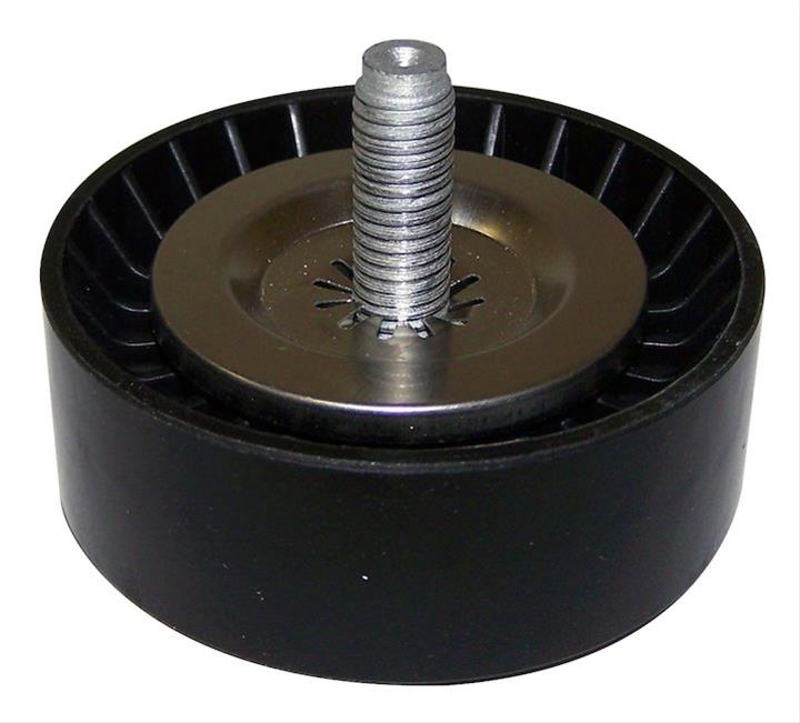 Crown Automotive Idler Pulleys 4891596AB Pulley, Lower, Serpentine, Plastic, Black, 2.750 in. Diameter, Chrysler, Dodge, Jeep, Each