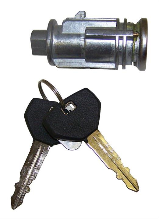 Crown Automotive Ignition Lock Cylinders 5003843AAK Cylinder, Coded, Two Non-transponder Keys, Chrysler, Dodge, Jeep, Plymouth, Kit