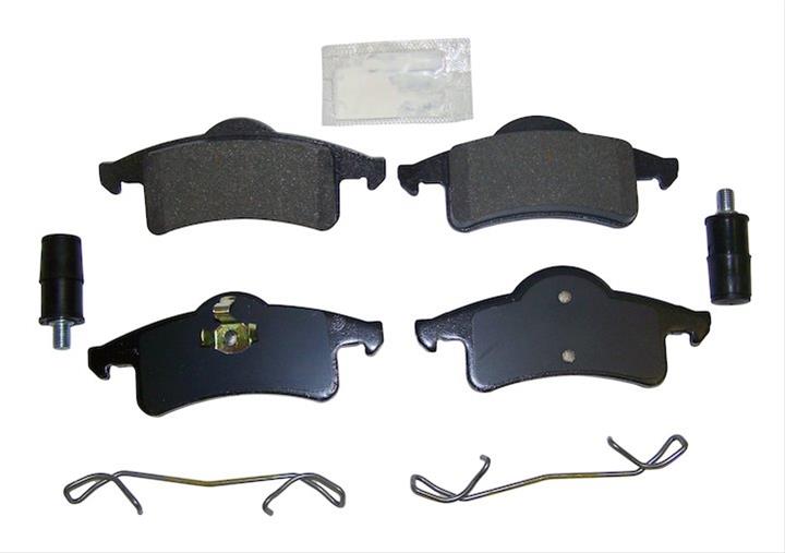 Crown Automotive Brake Pads for 1999-2004 GRAND CHEROKEE - 5011970MK Pads, Semi-metallic, Rear, Jeep, Set