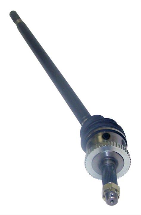 Crown Automotive Direct-Fit Axle Shaft Assemblies 5012456AB Shaft, Front Passenger Side, 27-spline Inner, Steel, Dana 30, Jeep, Each