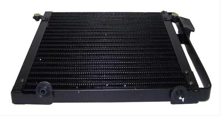 Crown Automotive Air Conditioning Condensers for 1991-1992 CARAVAN, GRAND TOWN & COUNTRY - 5012649AA Condenser, Aluminum, Black, Chrysler, Dodge, Each