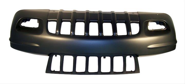 Crown Automotive - Front Fascia Panels for 1999-2000 GRAND CHEROKEE 5012668AA Fascia, Front, Black, Plastic, Use Existing Hardware