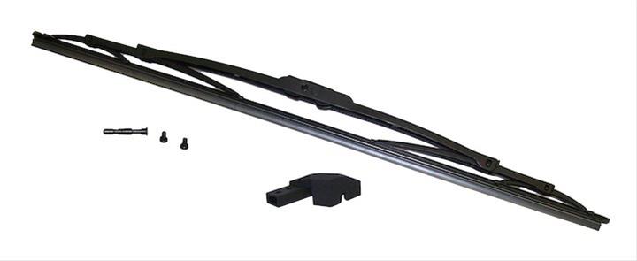 Crown Automotive Windshield Wiper Blades 5066974AA Blade, Plastic Frame, Rubber Blade, Black, 20.00 in. Length, Chrysler, Jeep, Each