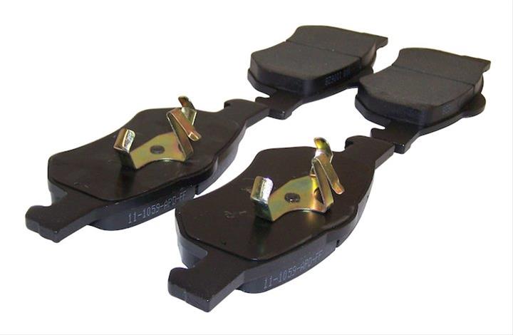 Crown Automotive Brake Pads 5072216AA Pad Set, Left & Right, Front, Gray, Semi-MetallicHardware Included & Use Existing Hardware