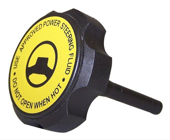 Crown Automotive Power Steering Reservoir Caps 5073626AA Cap, Plastic, Black, Dodge, Jeep, Each