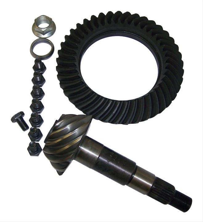 Crown Automotive Ring and Pinion Gear Installation Kit Combos 5086639AA Dana 35 3.73 Gears Gears, 3.73:1 Ratio, 26-spline, Standard Rotation, Kit, Rear, 35, Jeep,
