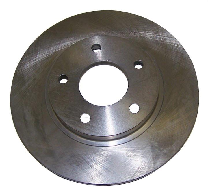 Crown Automotive Brake Rotors 5105513AA Rotors, Solid Surface, Steel, Natural, Rear, Dodge, Each