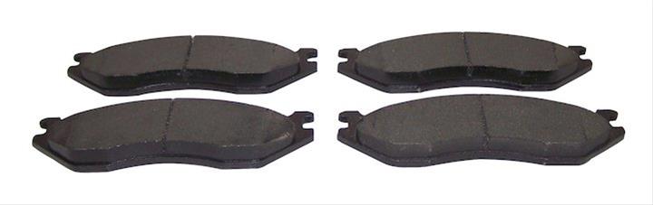 Crown Automotive Brake Pads 5139733AA Pads, Semi-metallic, Front, Dodge, Set