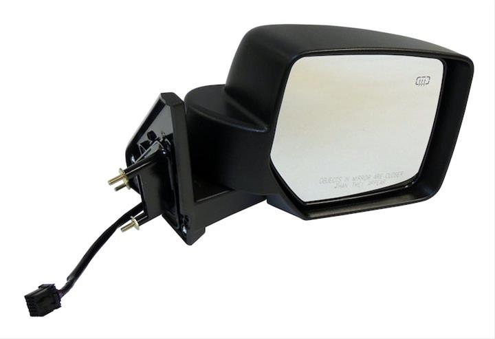Crown Automotive Side View Mirrors for 2011-2015 PATRIOT - 5155458AK Mirrors, Replacement, View, Plastic, Black, Jeep, Each