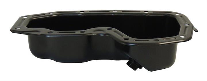 Crown Automotive Oil Pans 5184407AF Pans, Wet Sump Style, Steel, Black, Dodge, Jeep, Ram, Each