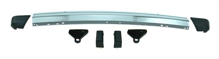 Crown Automotive Bumpers for 1984-1996 CHEROKEE, 1986-1992 COMANCHE - 52000177K Bumper, Front, Steel, Chrome, End Caps, Jeep, Kit