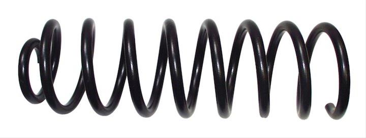 Crown Automotive Coil Springs for 1984-2001 CHEROKEE, 1986-1992 COMANCHE - 52001125 Spring, Front, Black, 17.000 in. Static Height, Jeep, Each