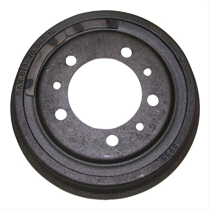 Crown Automotive Brake Drums 52002952 Drum, Rear, Cast Iron, Natural, Jeep, Each