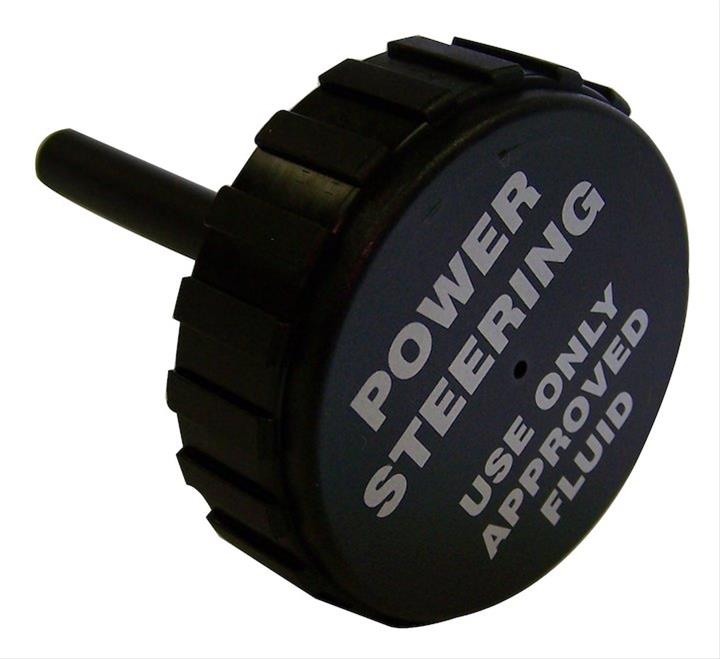 Crown Automotive Power Steering Reservoir Caps 52003132 Cap, Plastic, Black, Jeep, 2.1L, 2.5L, Each