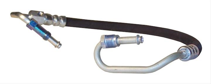 Crown Automotive Power Steering Hoses for 1987-1990 CHEROKEE, COMANCHE - 52003625 Hose, High-pressure, Steel/Rubber, Black, Jeep, Each