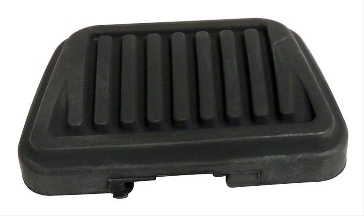 Crown Automotive Pedal Pads 52009562 Pads, Brake/Clutch Position, Rectangle, Rubber, Black, Dodge, Jeep, Each