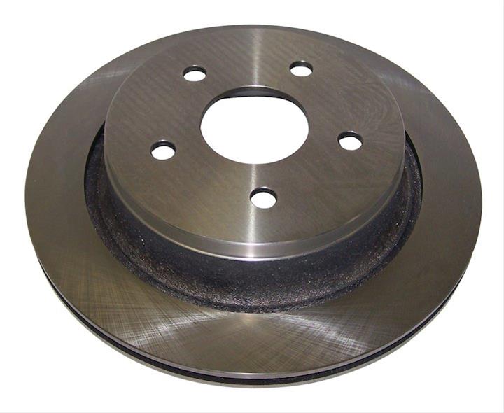Crown Automotive Brake Rotors 52009968AC Rotors, Solid Surface, Steel, Natural, Rear, Chrysler, Dodge, Ram, Each