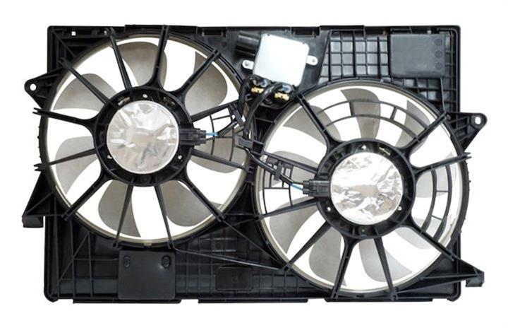 Crown Automotive Electric Fans 52014621AE Fan, Electric, Dual, Black Plastic Blades, Black Plastic Shroud, Jeep, Each