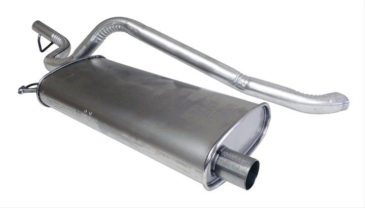 Crown Automotive Exhaust Kits for 1996 CHEROKEE - 52022039 Systems, Kits, Muffler-back, Single, Steel, Natural, Side Exit, Jeep, 4.0L, Kit