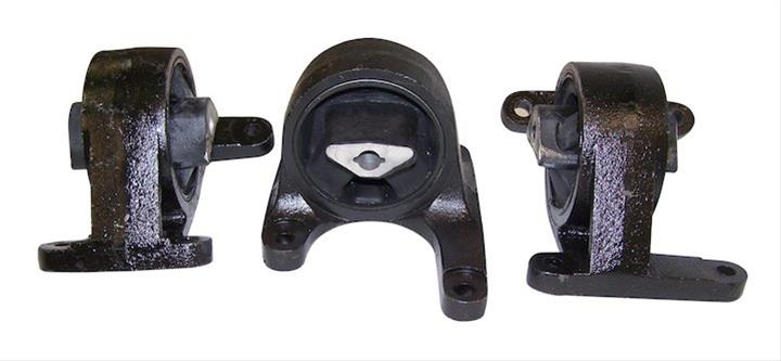 Crown Automotive Motor Mount Kits 52058936K Mounts, Steel, Black, Transmission Mount, Jeep, 4.7L, Kit