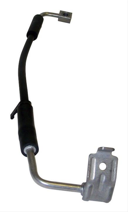 Crown Automotive Brake Hoses 52060044AE Hose, Assembled, Rubber, 18.75 in. Length, Passenger Side Front, Jeep, Each