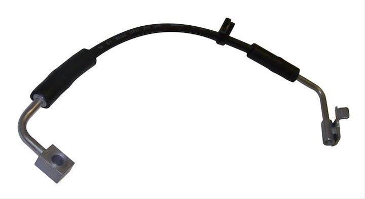 Crown Automotive Brake Hoses for 2007-2010 WRANGLER - 52060045AE Hose, Assembled, Rubber, 18.50 in. Length, Driver Side Front, Jeep, Each