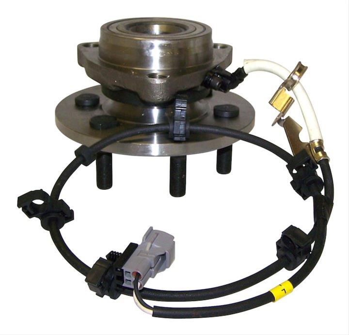 Crown Automotive Wheel Bearing and Hub Assemblies for 1997-2003 DAKOTA, 1998-2002 DURANGO - 52068965AB Assembly, Driver Side Front, Steel, Natural, Dodge, Each