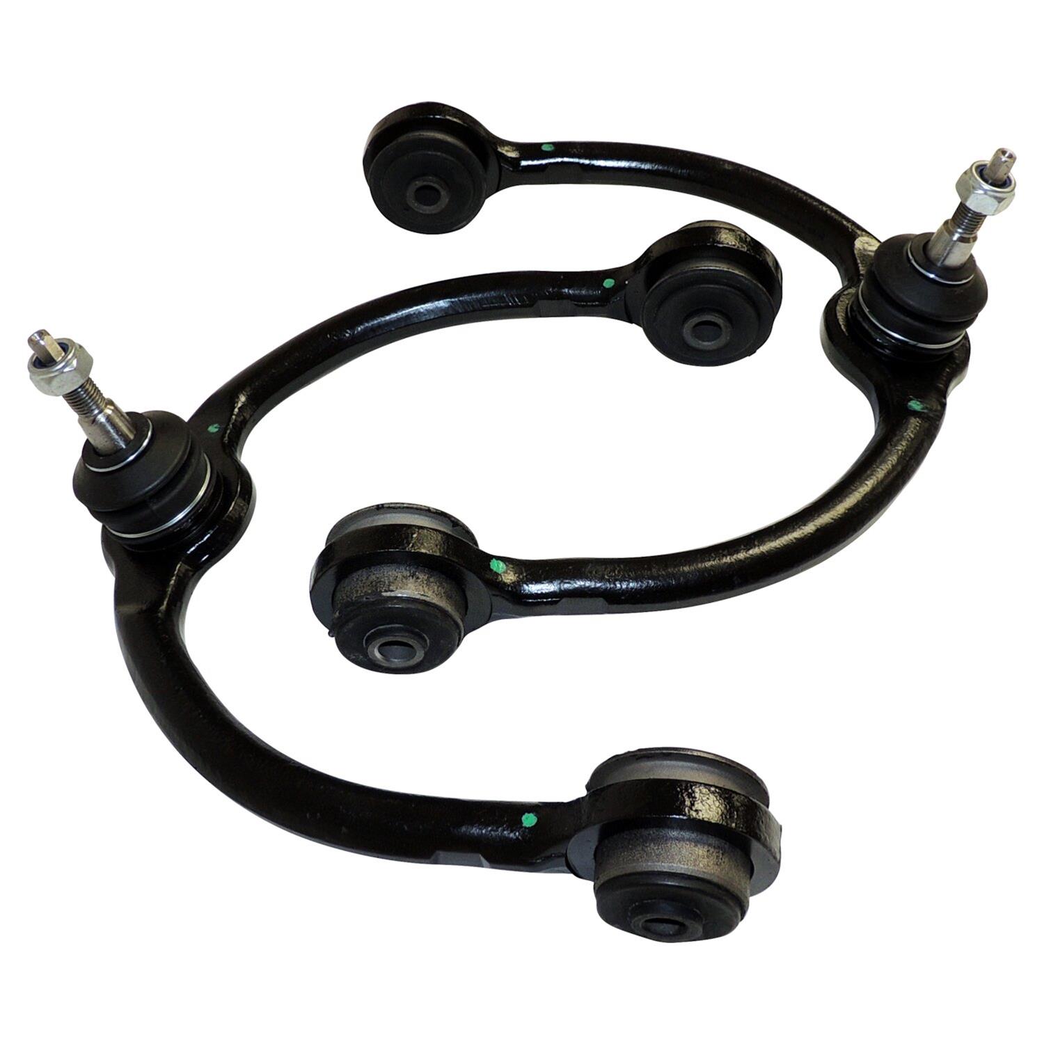 Crown Automotive Control Arms for 2006-2010 COMMANDER, 2005-2010 GRAND CHEROKEE - 52090206K Arm, Steel, Black Painted, Ball Joints, Front Upper, Jeep, Pair