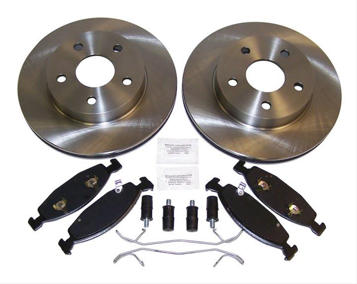 Crown Automotive Disc Brake Service Kits for 1999-2002 GRAND CHEROKEE - 52098672K-E Pad and Rotor Kit