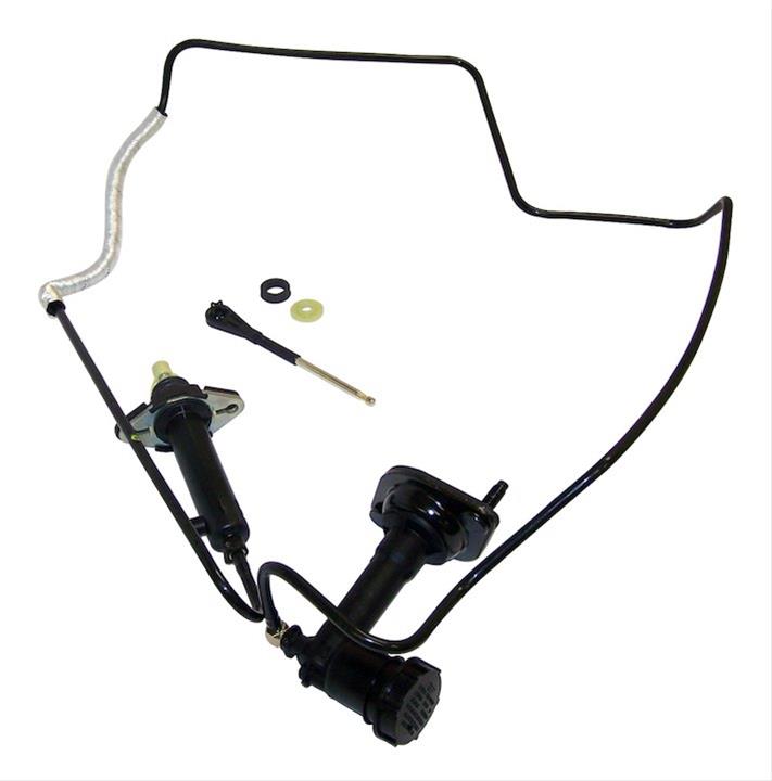 Crown Automotive Clutch Master Cylinder and Slave Kits for 2000-2002 TJ, WRANGLER - 52107653AC Hydraulic Assembly, Black, Metal, Plastic & Rubber, Use Existing Hardware