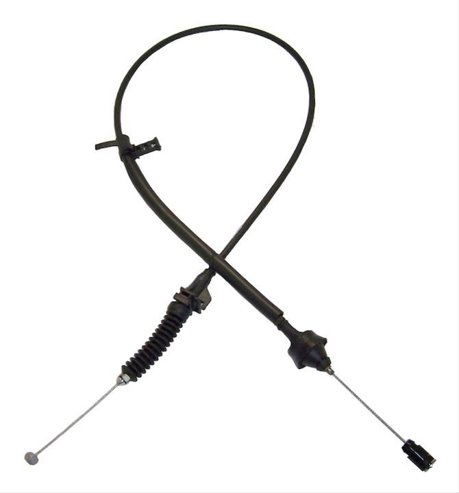 Crown Automotive Accelerator Cables 52109653AE Cable, Pull Style, Black Plastic Jacket, Jeep, 3.7L, 4.7L, Each
