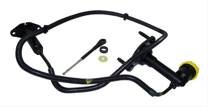 Crown Automotive Clutch Master Cylinder and Slave Kits for 2003-2008 RAM 3500, 2500, 2002-2008 1500 - 52110496AC Hydraulic Assembly, Black, Metal, Plastic & Rubber, Use Existing Hardware