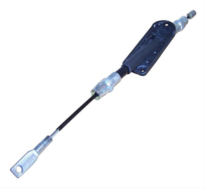 Crown Automotive Parking Brake Cables 52128206AD Cable, Front, Black Plastic Jacket, 13.500 in. Cable Length, Jeep, Each