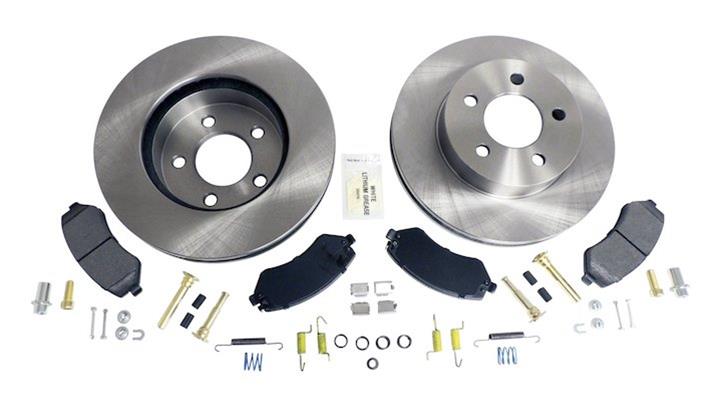 Crown Automotive Brake Rotor and Pad Combos 52128247K Disc Accessory, Service Kit