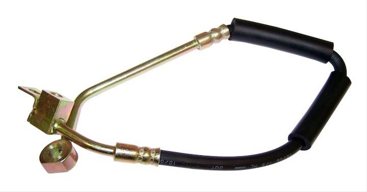 Crown Automotive Brake Hoses 52128311AA Hose, Assembled, Rubber, 22.00 in. Length, Driver Side Front, Jeep, Each