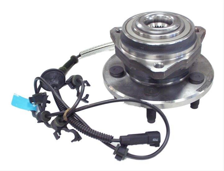 Crown Automotive Wheel Hub Assemblies for 2002-2007 LIBERTY - 52128693AA Assembly, Front Left, Driver Side, Steel, Natural, Jeep, Each