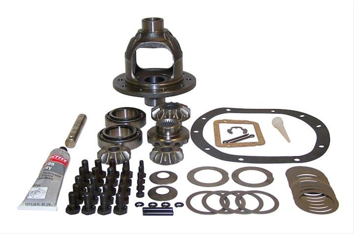 Crown Automotive Spline Differential Case Kits Dana 30 5252590 Kit, Front, Silver & Gray, Metal, Paper, RTVHardware Included & Use Existing Hardware