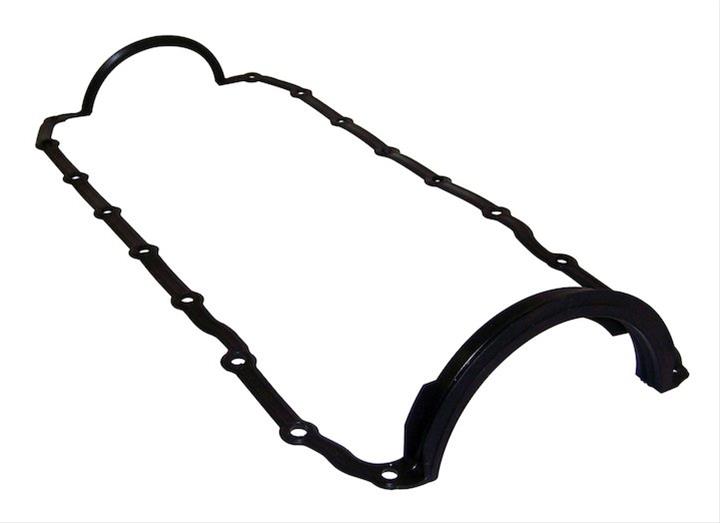 Crown Automotive Oil Pan Gaskets 53005650 Gasket, One-piece, Rubber/Steel, Dodge, Jeep, 5.2L, Each