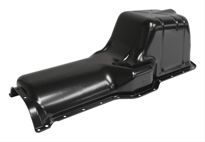 Crown Automotive Oil Pans for 1999-2004 GRAND CHEROKEE, 2000-2006 WRANGLER - 53010340AB Pans, Wet Sump Style, Steel, Black, Jeep, 4.0L, Each