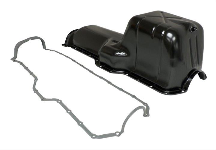 Crown Automotive Oil Pans 53010340K Pans, Wet Sump Style, Steel, Black, Jeep, 4.0L, Each