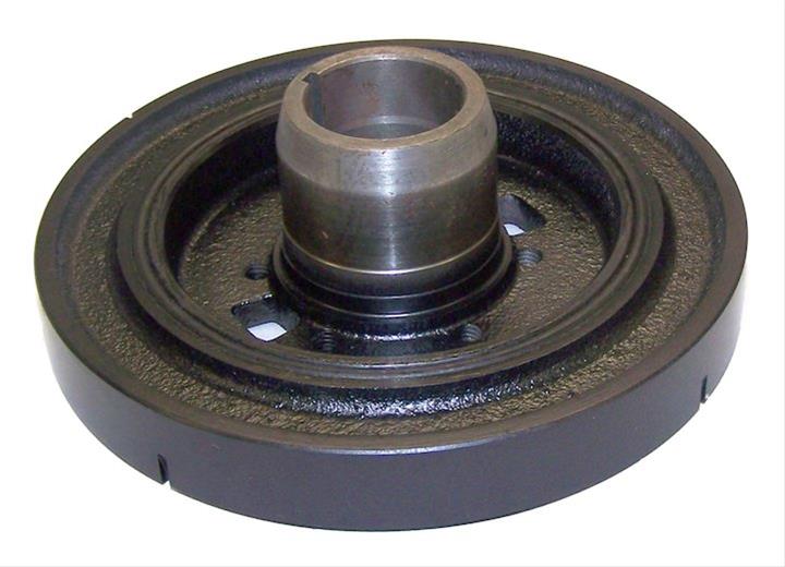 Crown Automotive Harmonic Balancers 53020229 Balancer, Nodular Iron, Black Powdercoated, Internal Engine Balance, Dodge, Jeep, Each