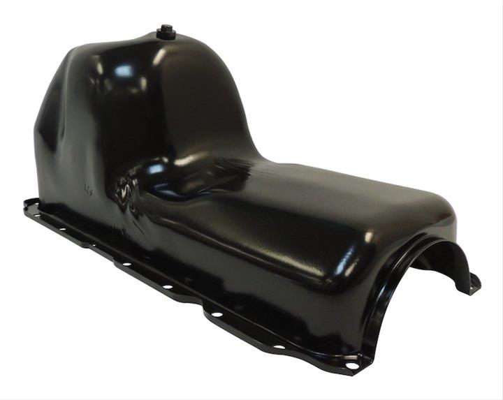 Crown Automotive Oil Pans 53020918 Pans, Wet Sump Style, Steel, Black, Dodge, Jeep, Each