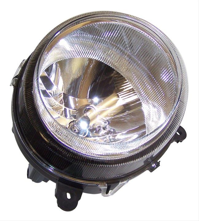 Crown Automotive Headlight Assemblies 5303842AB Assembly, Passenger Side, OEM Style, Clear Lens, Jeep, Each