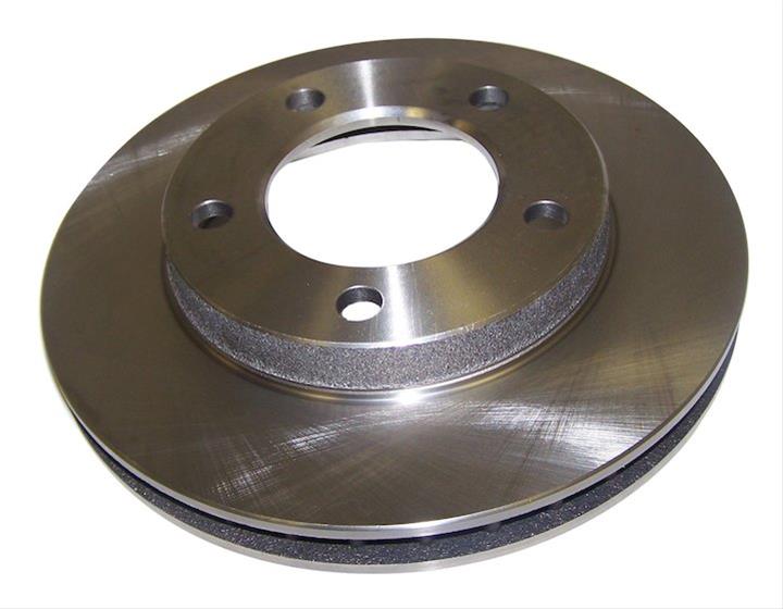Crown Automotive Brake Rotors 5356183R Rotors, Solid Surface, Steel, Natural, Front, Jeep, Each