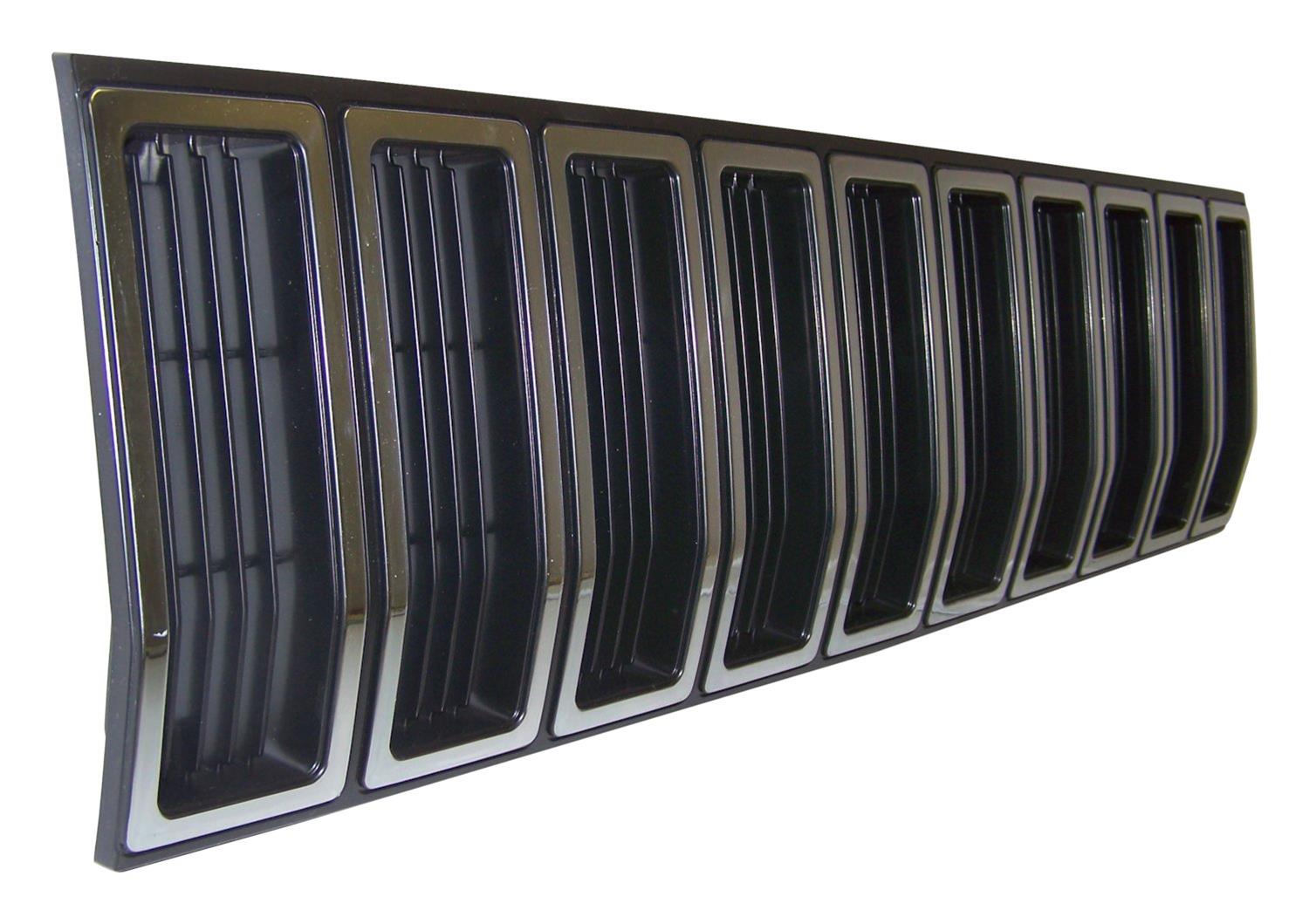 Crown Automotive Grilles for 1984-1987 CHEROKEE, 1986-1987 COMANCHE - 55000153 Grille, ABS Plastic, Black, Jeep, Each