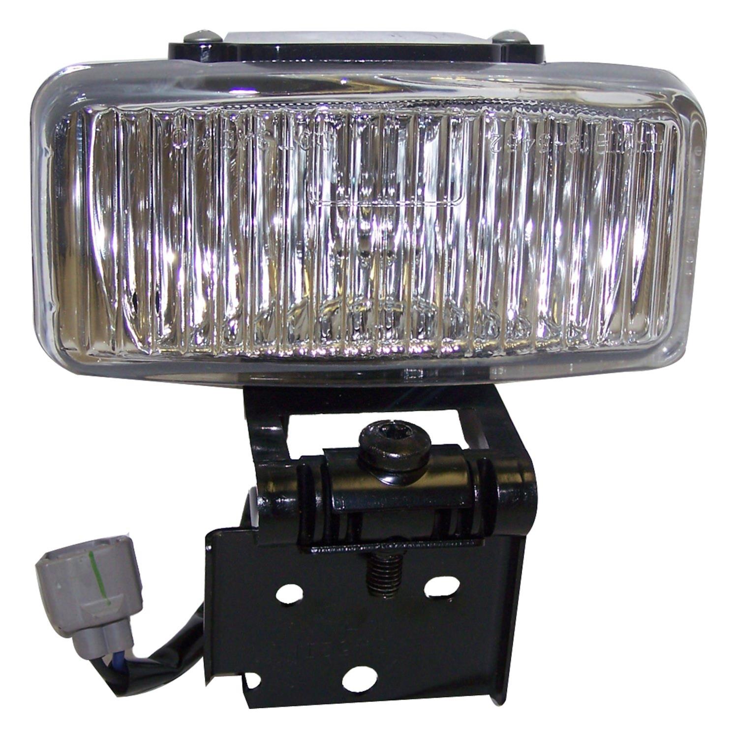Crown Automotive Fog Lamps for 1997-1998 GRAND CHEROKEE - 55155313 Lamp, Driver Side Only, White Bulb, Clear Lens, Jeep, Each