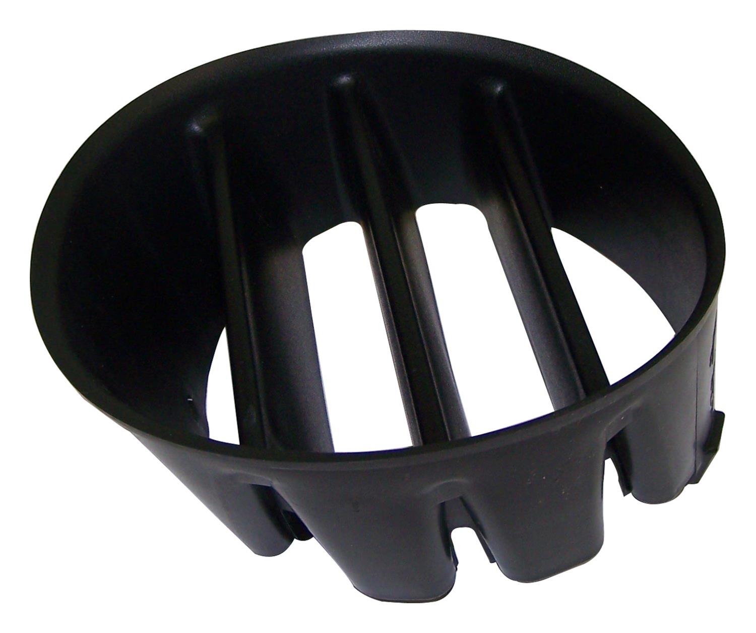 Crown Automotive Fog Light Inserts for 2002-2004 LIBERTY - 55156019AA Insert, Driver Side, ABS Plastic, Black, Jeep, Each